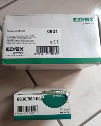 elvox alimentatore e audio per posto esterno