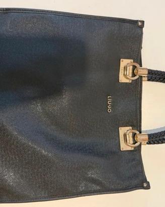 Borsa Liu Jo nera con manici intrecciati