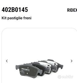set pastiglie freno assale posteriore 
