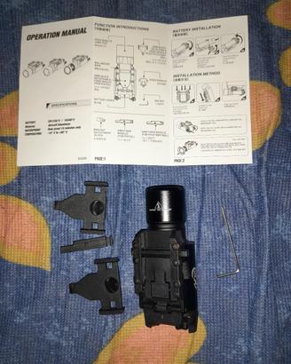 attrezzatura torcia + fondina