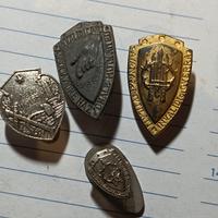 lotto 4 pz spille militari 