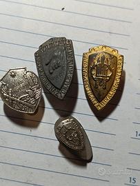 lotto 4 pz spille militari 