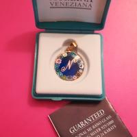 Ciondolo MURRINA Veneziana Lettera N. NUOVO