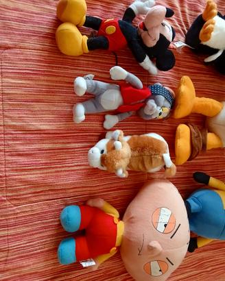 Lotto Peluche Misti Vintage e Moderni - Zio Papero