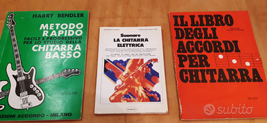 MANUALI FAMOSI CHITARRA ELETTRICA E BASSO lotto