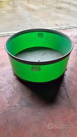 Cesto di Contenimento con 3 ruote e Maniglie