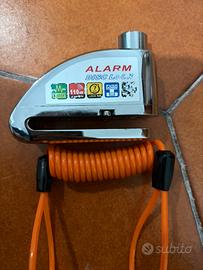 Blocca disco con allarme antifurto