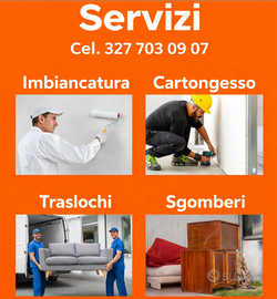 Imbianchino Cartongesso Traslochi Sgomberi