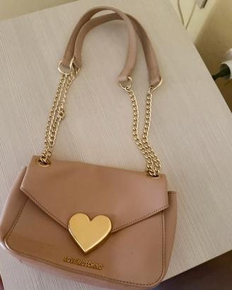Borsa Love Mischino rosa con cuore
