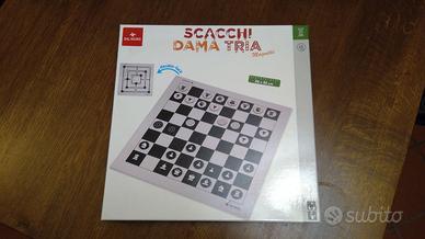 Set gioco Scacchi, Dama e Tria