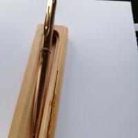 30)   PENNA BIRO WATERMAN MADE FRANCE LAMINATO ORO