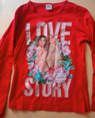 t-shirt Disney Violetta bambina 10 anni 