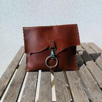 Borsa in pelle unisex fatta a mano