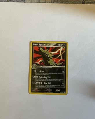Carta pokemon dark tyranitar
