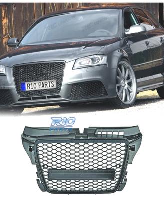 GRIGLIA AUDI A3 8P 8PA LOOK RS3 NERO 08-12