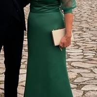 Abito da cerimonia verde Marfil Barcelona