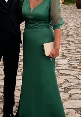 Abito da cerimonia verde Marfil Barcelona