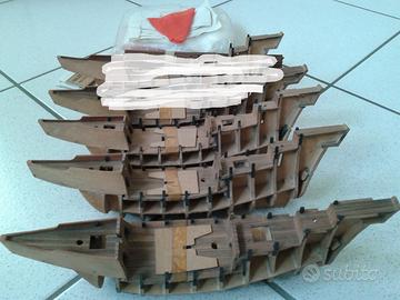 GALEONE VENETO n.3 strutture scafo fatto a mano