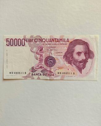 Repubblica Italiana - Lire 50.000 "Bernini" 1°Tipo