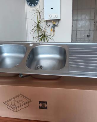 lavello per cucina a due vasche