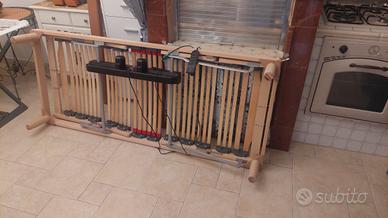 Rete a doghe motorizzata in legno – Singola, ottim