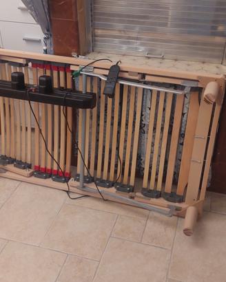Rete a doghe motorizzata in legno – Singola, ottim