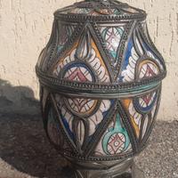 Vaso ceramica policroma Marocco