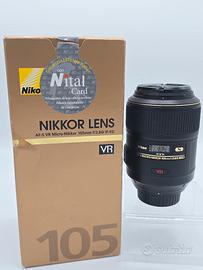 NIKON AF-S 105 MM F 2.8 G IF ED VR