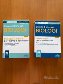 Manuale completo e tracce svolte Biologi