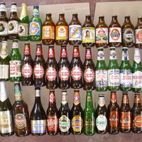 209 bottiglie birre vuote da collezione