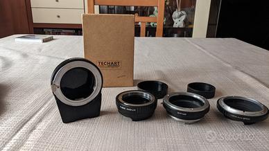techart pro l m7 nuovo  più adattatori