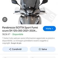 cupolino isotta sh 125/150/350