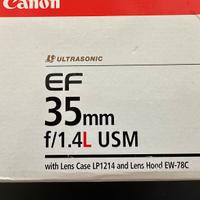 Obiettivo Canon EF 35 mm f/1.4L USM