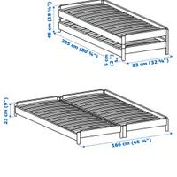 LETTO SINGOLO IMPILABILE CON MATERASSO