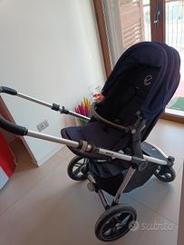 PASSEGGINO TRIO JANE COMPLETO DI MOLTI ACCESSORI 