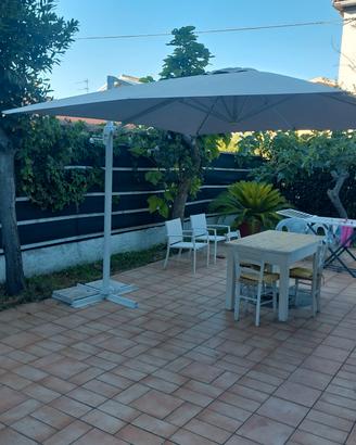 Ombrellone da giardino 3x 3 con base