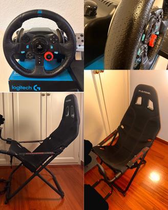 Playseat Challenge + Logitec G29