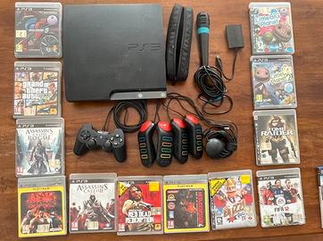 Playstation 3 + giochi + accessori