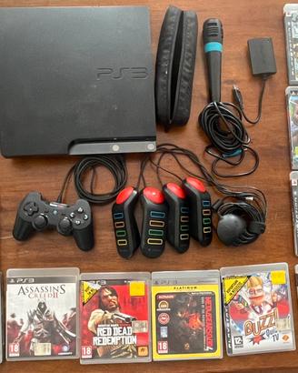 Playstation 3 + giochi + accessori