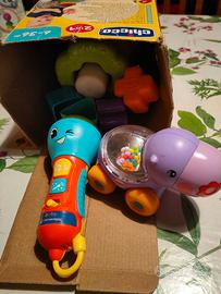 Set microfono Clementoni/gioco impilabile/ippopota