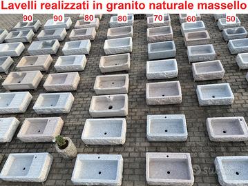 Lavello lavandino pilozza in pietra granito