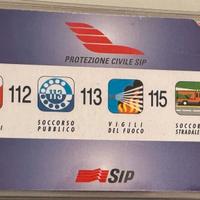 scheda telefonica RARISSIMA SIP