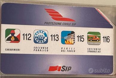 scheda telefonica RARISSIMA SIP