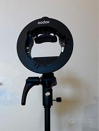 Attacco bowens + supporto flash smallrig