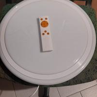 plafoniera led 3 colori calda fredda con telecoman