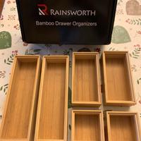 Organizer per cassetto in bamboo