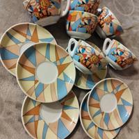 6 tazze + 6 piattini Bistefani Richard Ginori 1735