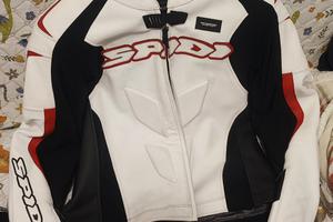 tuta in pelle moto spidi track warrior tg 54