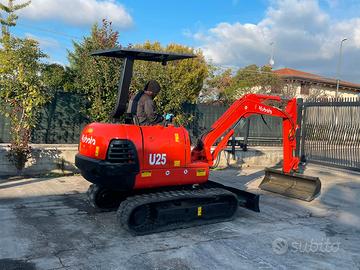 E114 Mini escavatore 25 q Kubota U25