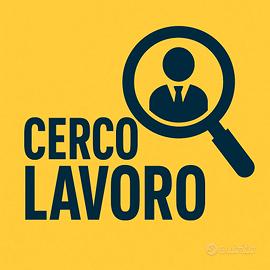 Sono disponibile a varie mansioni in questo moment